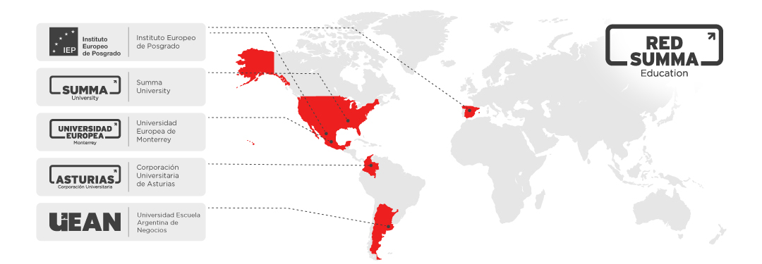 Mapa Red Summa Education